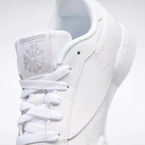 Club C Shoes Grade School White Sheer Grey Reebok