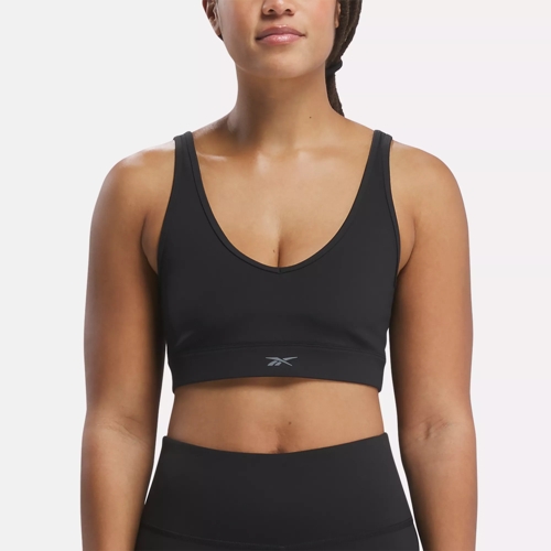 All In Motion Women's Light Support Ribbed Flex Cropped Sports Bra Cream S  NWT