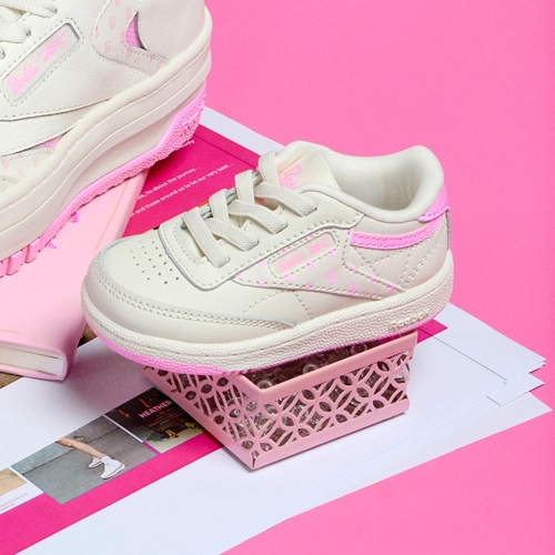 Reebok x Barbie Club C Shoes Toddler Chalk Chalk Astro Rose Reebok