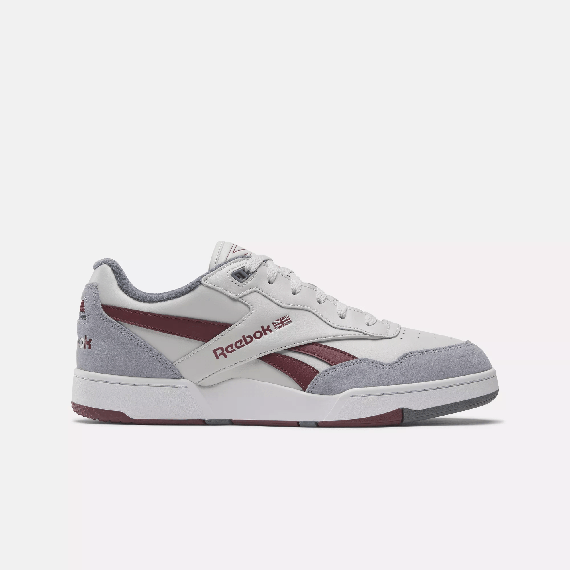 Reebok Bb 4000 Ii Leather Sneaker In Grey