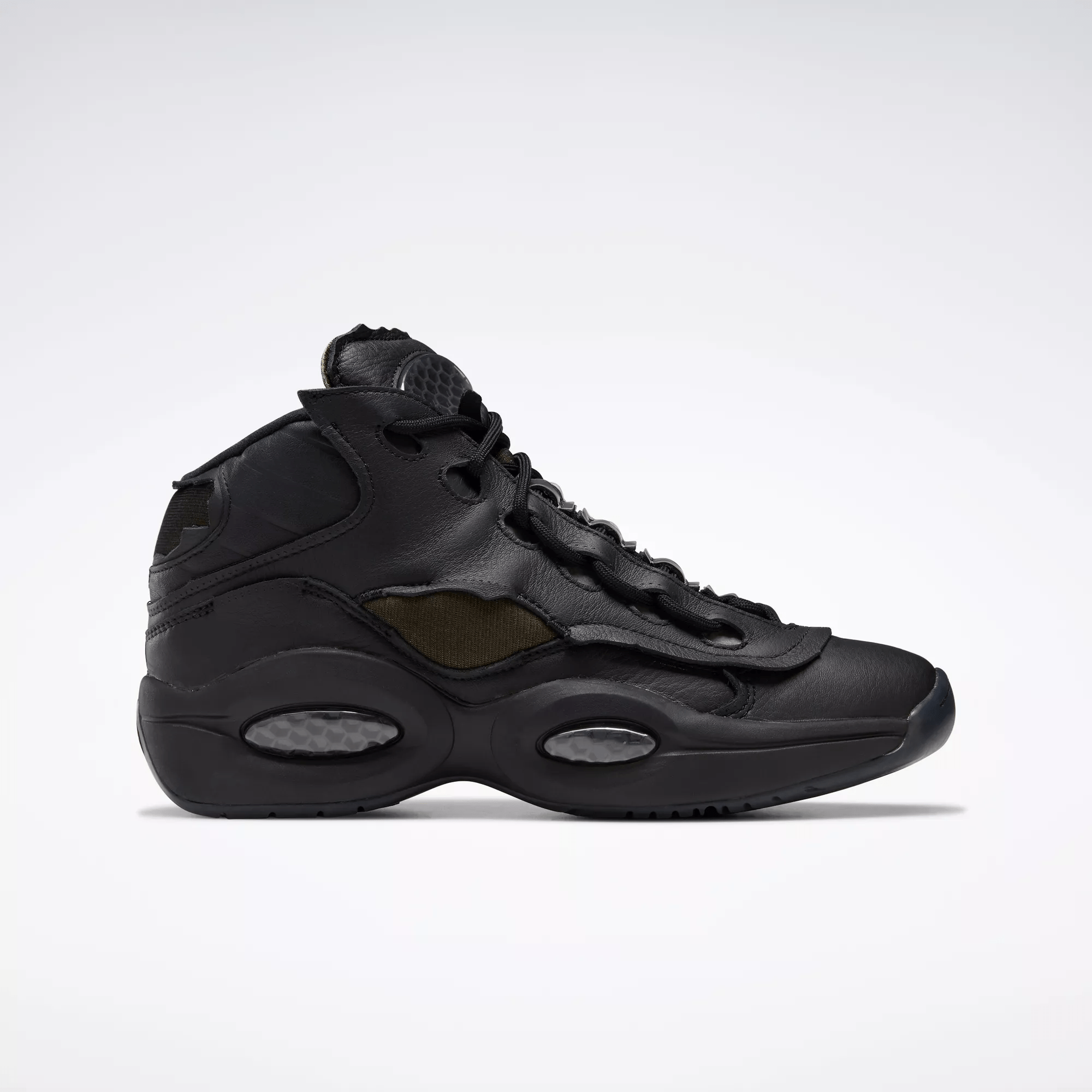 Reebok Unisex Maison Margiela Question Mid Memory Of Basketball Shoes In Black