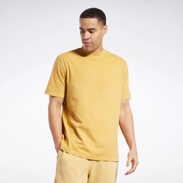 Classics Natural Dye Tee - Bright Ochre | Reebok