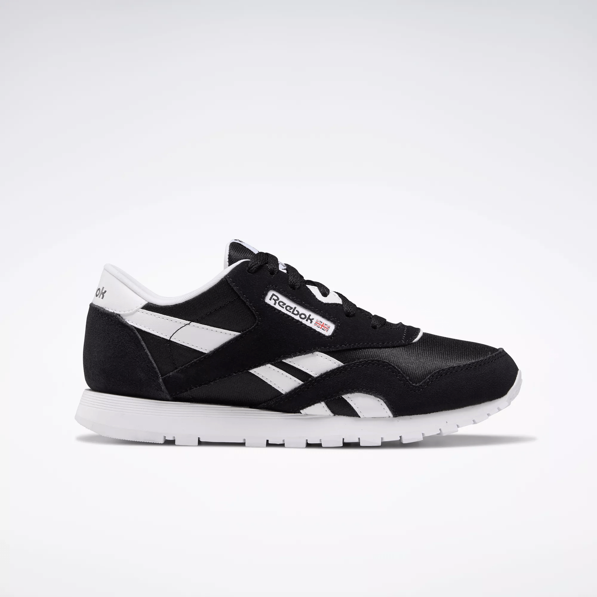 Reebok Classic Nylon Shoes In Black