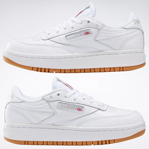 Club C Double Women's Shoes - White / Reebok Rubber Gum-07 / White