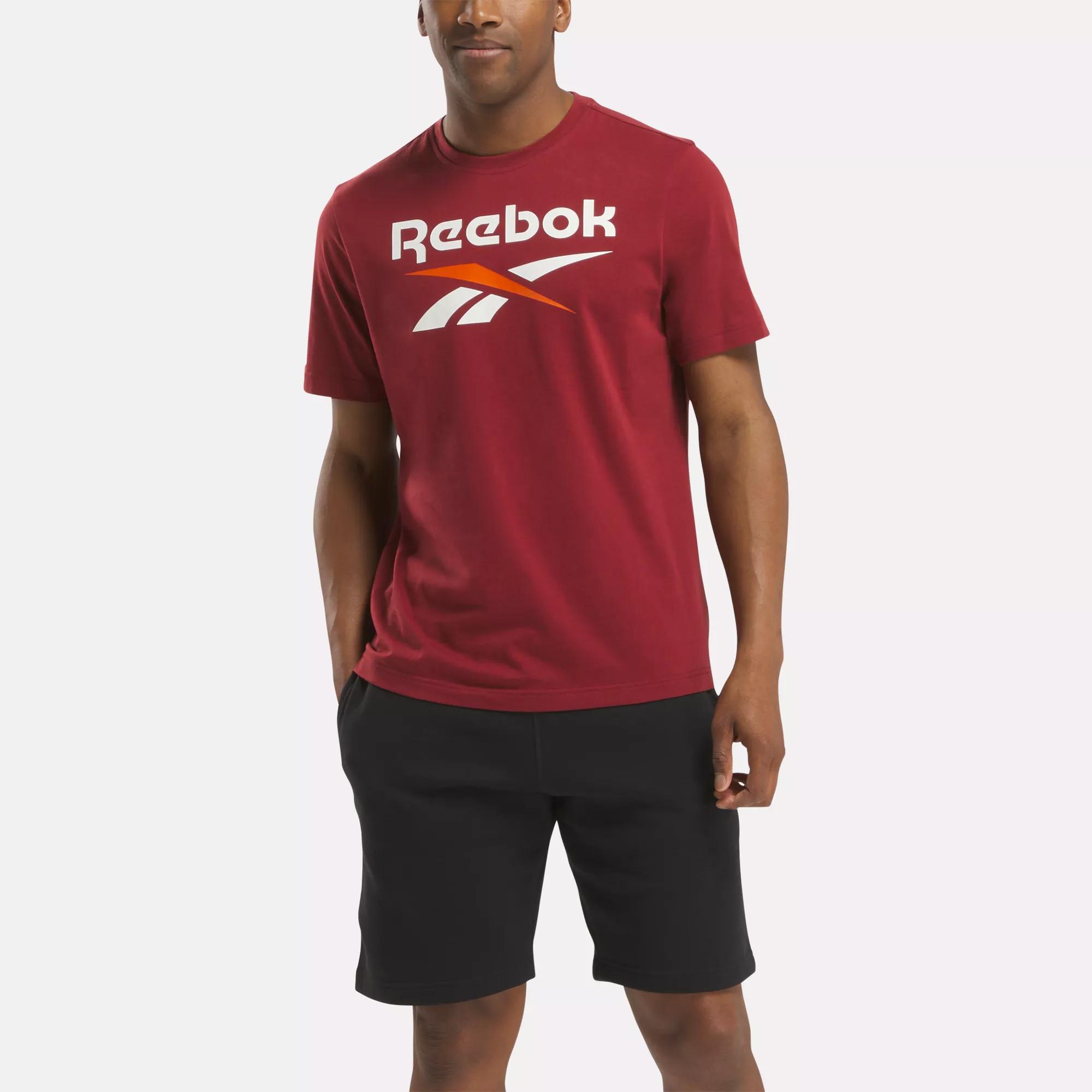 Reebok Identity Big Stacked Logo T-Shirt