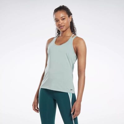 Reebok Identity Big Logo Tank Top - Army Green | Reebok