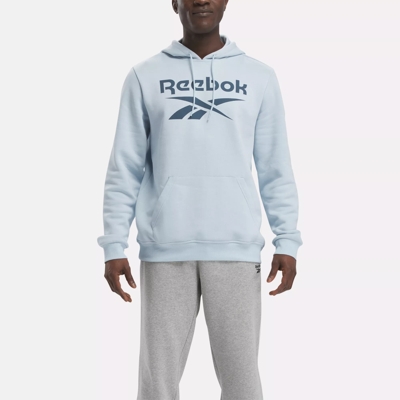 Reebok Identity Fleece Stacked Logo Pullover Hoodie