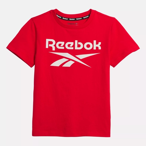 Reebok Unisex ID Big Logo Tee Little Kids in Vector Red Size 6