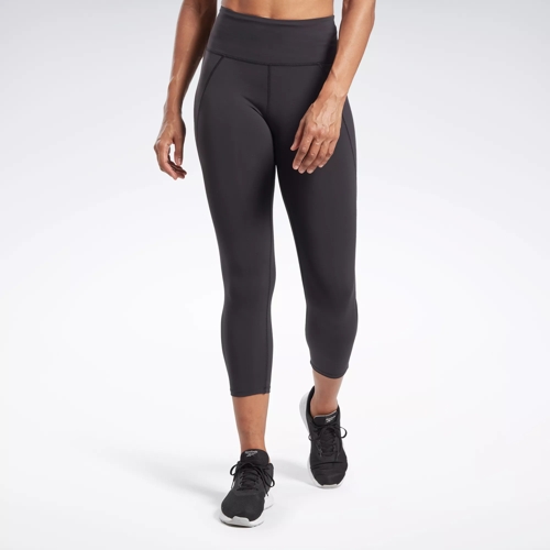 kardinal Post Ubetydelig Lux 3/4 Leggings - Black | Reebok