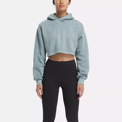 Reebok dance cropped on sale hoodie