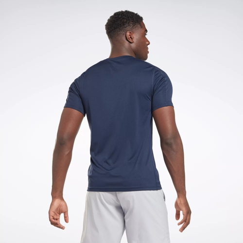 forfængelighed Knop Synes Training Tech T-Shirt - Vector Navy | Reebok