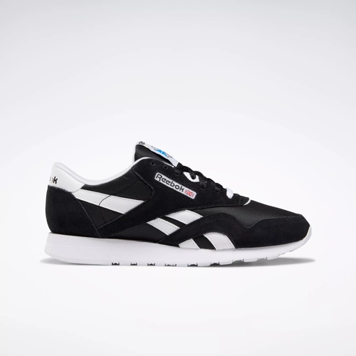 Hick aankomst veld Classic Nylon Men's Shoes - Black / Black / White | Reebok