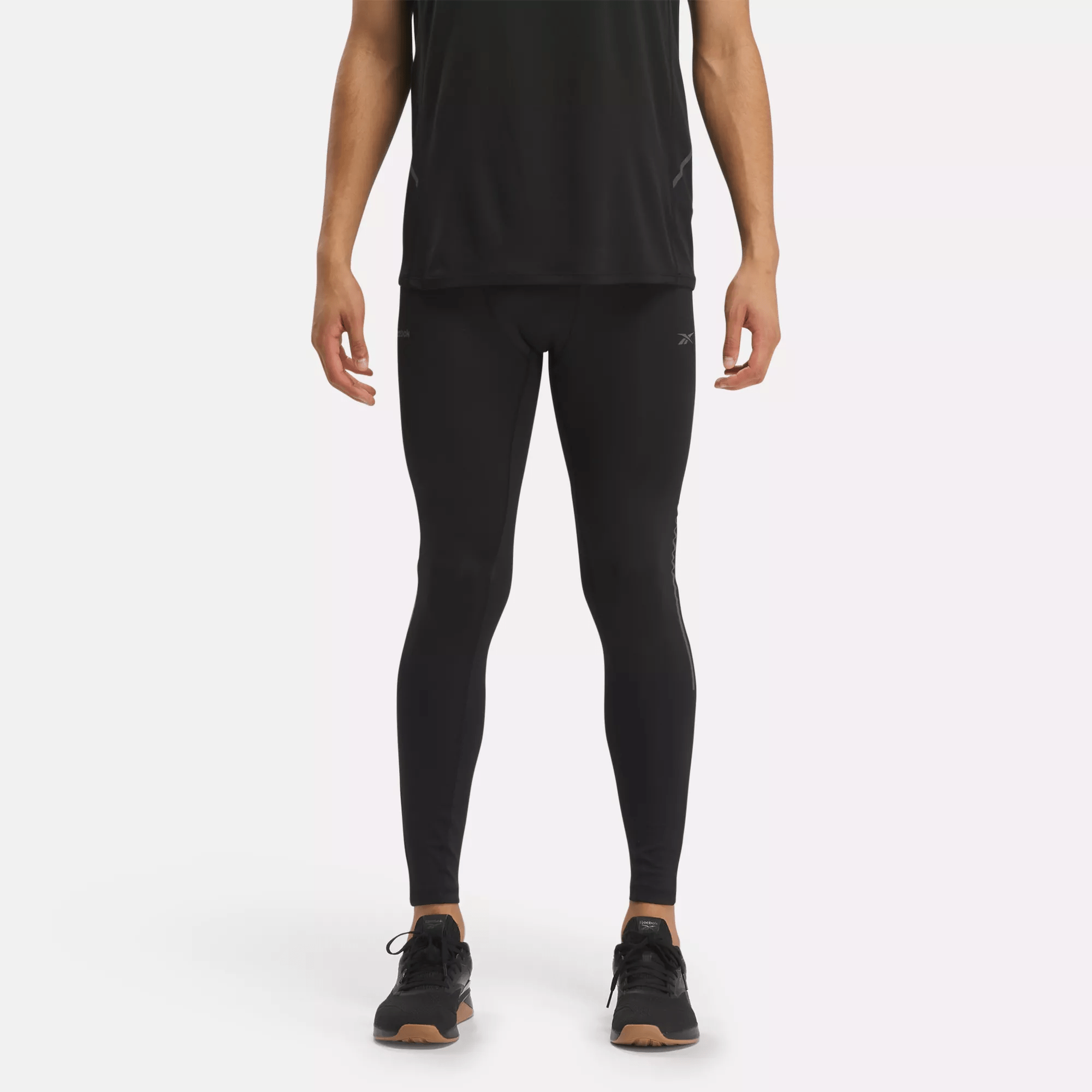Shop Reebok Men's Speed Leggings In Black