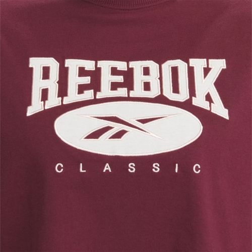 Reebok Women's Classics Big Logo Cropped T-Shirt