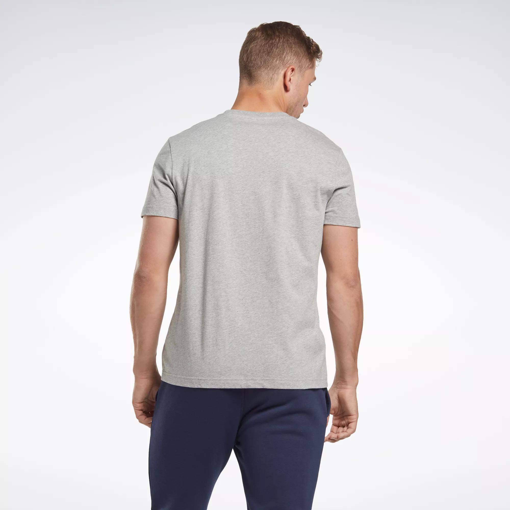 Reebok Identity Classics T-Shirt - Medium Grey Heather | Reebok | Sport-T-Shirts
