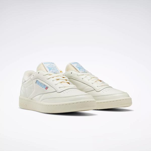 Club C 85 Vintage Shoes Chalk Alabaster Essential Blue | Reebok