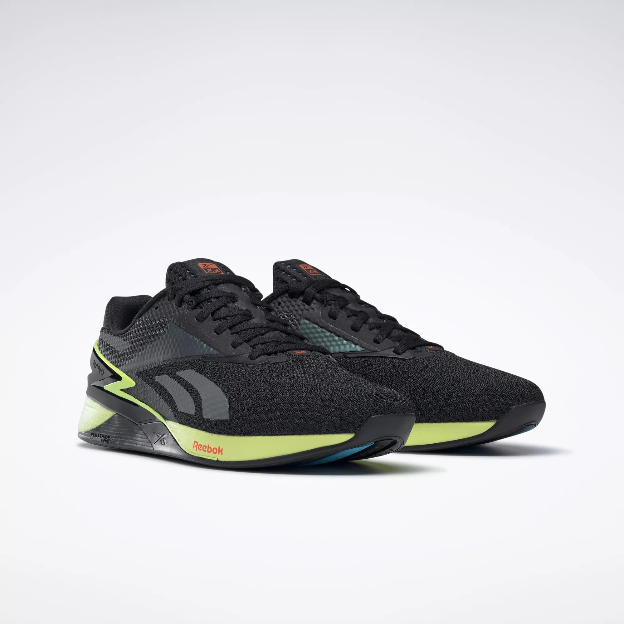 Nano X3 Training Shoes - Core Black / Energy Glow / Smash Orange S23-R ...