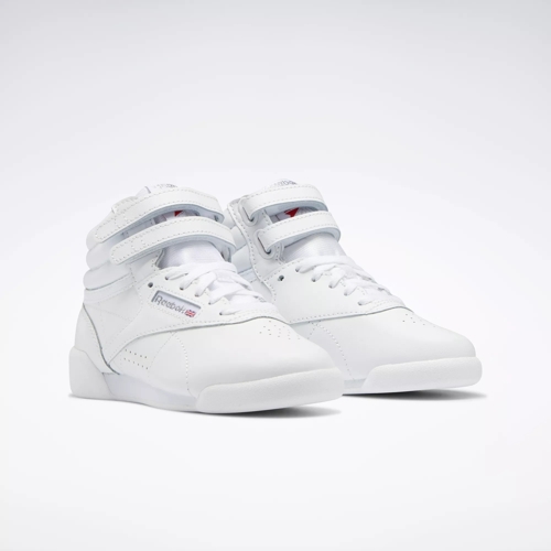 Ajustarse Marinero Hostal Freestyle Hi Shoes - Preschool - Ftwr White / Ftwr White / Ftwr White |  Reebok