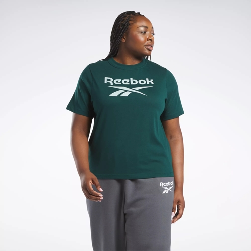 Experiment Leerling Bekritiseren Reebok Identity T-Shirt (Plus Size) - Forest Green | Reebok