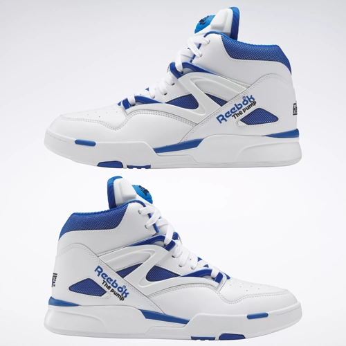 Ongemak consensus ondersteboven Pump Omni Zone II Shoes - Ftwr White / Vector Blue / Core Black | Reebok