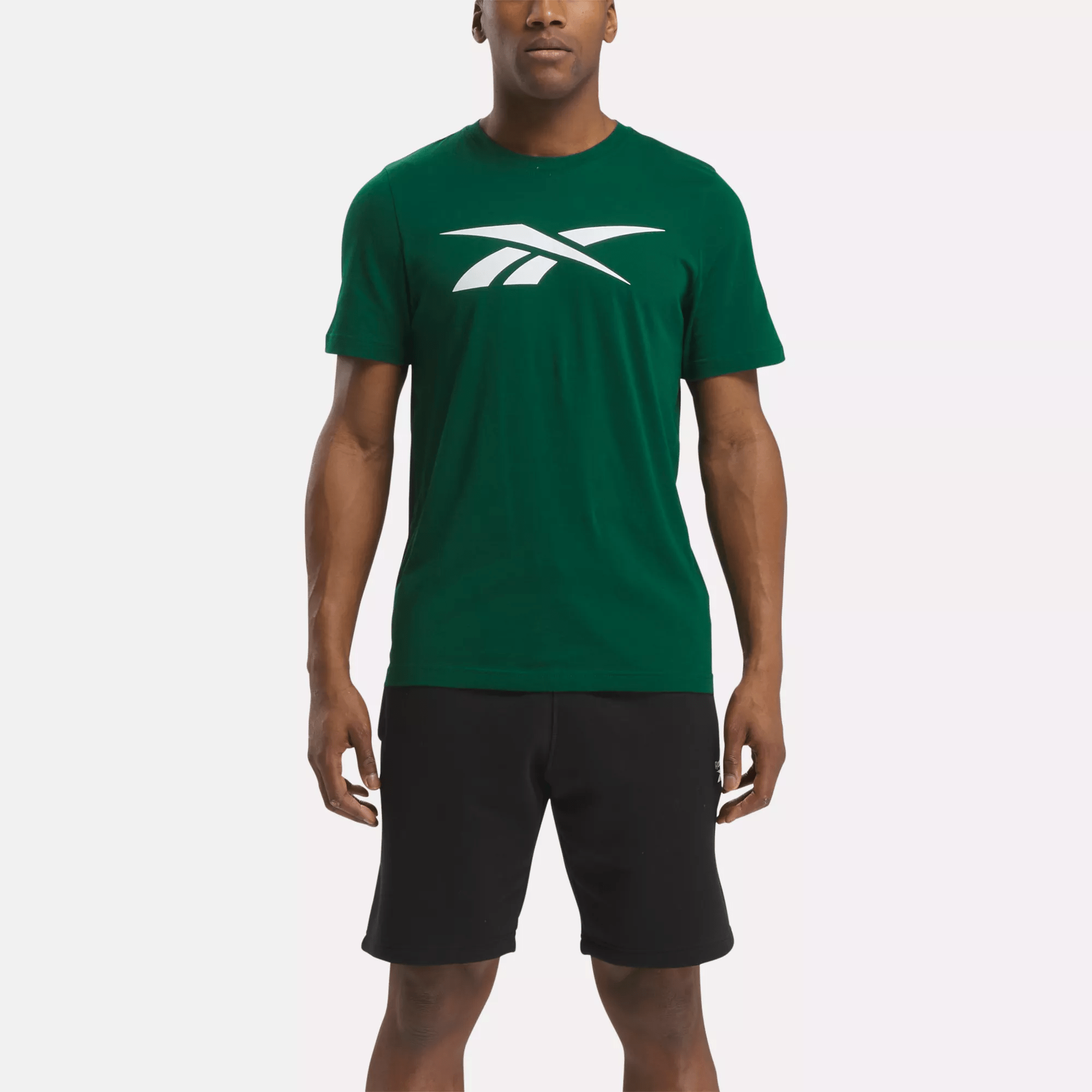 Shop Reebok Men's  Graphic Series Vector T-shirt In Dark Green