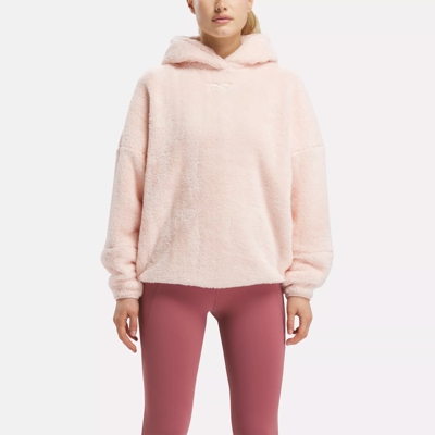 Lux Cozy Plush Hoodie Possibly Pink Reebok