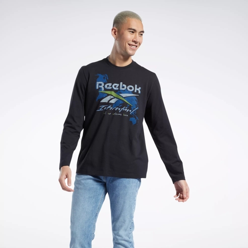 Reebok long sleeve cheap t shirt