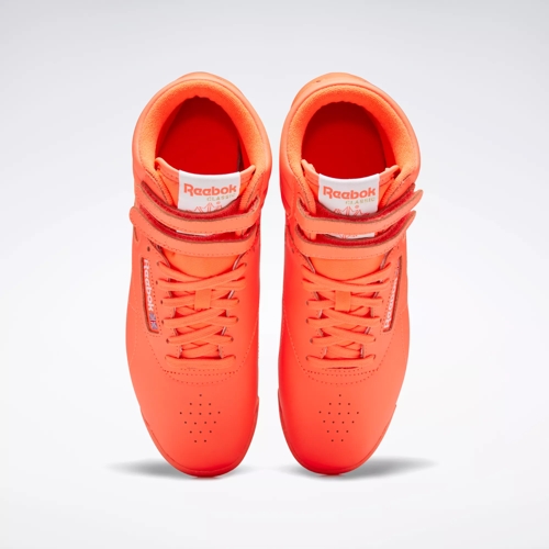 Women\'s - Freestyle Shoes Orange Ftwr White Hi Flare Reebok | / Orange Flare /
