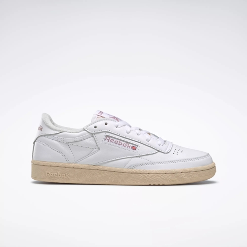 verkenner Minister Acteur Club C 85 Vintage Women's Shoes - White / Chalk / Infused Lilac | Reebok