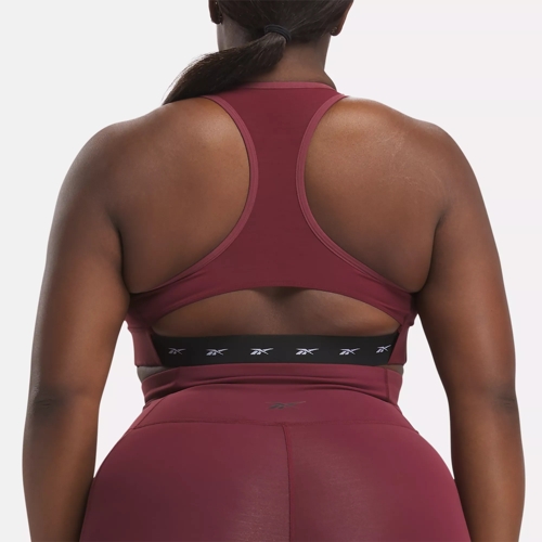 Lux Vector Racer Sports Bra (Plus Size) - Classic Maroon