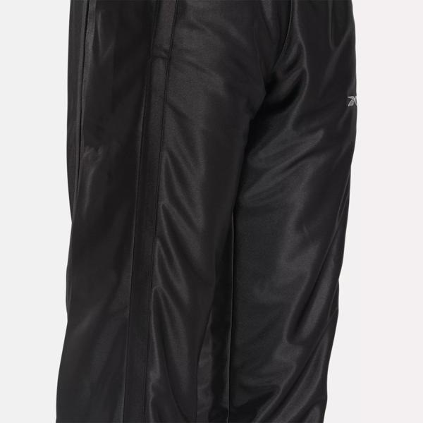 Reebok Basketball Gold-tone Snap Pants in Black for Men