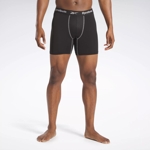 Reebok 4 Pack Performance Boxer Briefs Black Grey Black Olive