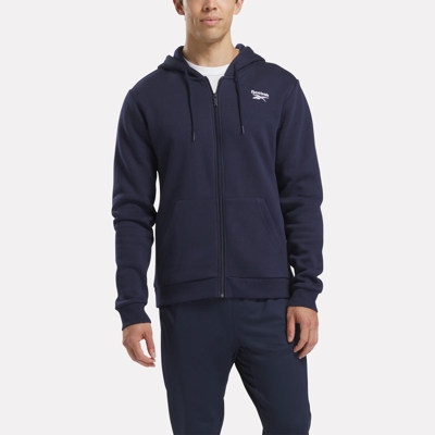 Reebok Identity Small Logo Fleece Full-Zip Hoodie