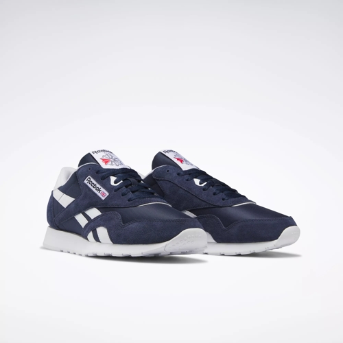 Mantle Uheldig foredrag Classic Nylon Men's Shoes - Vector Navy / Ftwr White / Ftwr White | Reebok