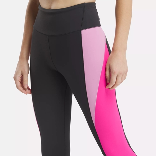 Reebok Women's Lux High-Rise Colorblock Leggings (Plus Size) - ShopStyle