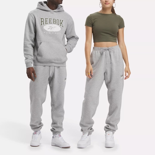 Reebok ID Joggers - Big Kids - Light Grey Heather