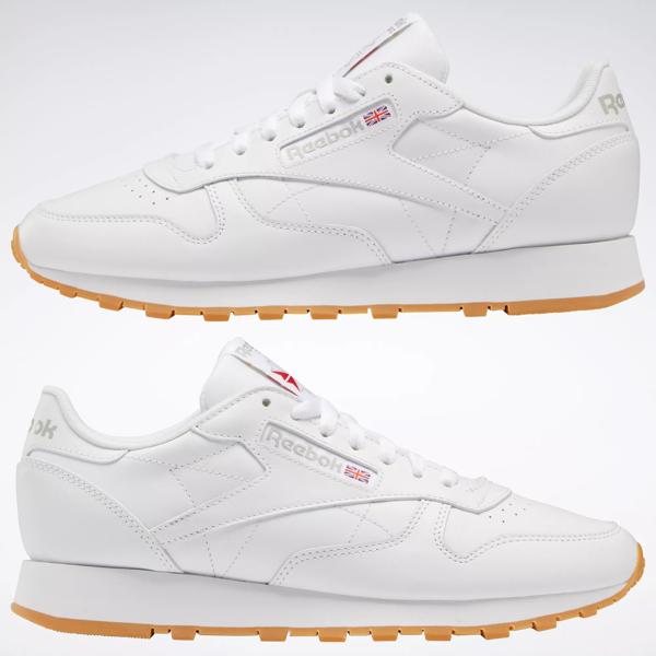 Classic Leather Shoes - Ftwr White / Pure Grey 3 / Reebok Rubber Gum-03 |  Reebok | Sneaker low