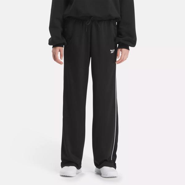 Reebok Identity Back Vector Tricot Track Pants - Black