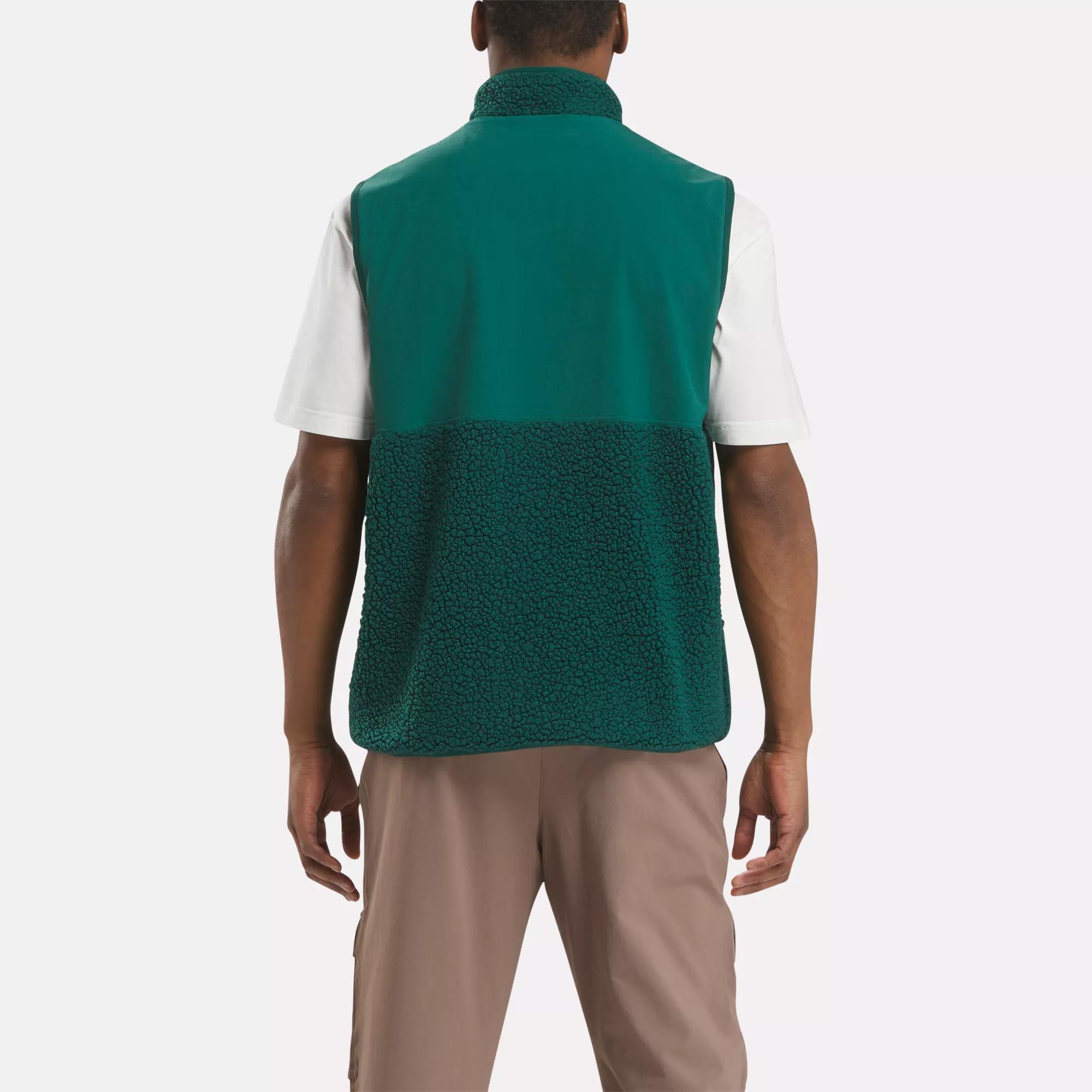 Active Collective SkyStretch Winter Vest Collegiate Green Reebok