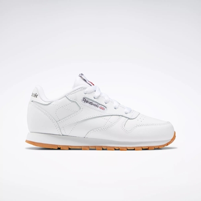 Classic Leather Shoes - Preschool - White | Reebok