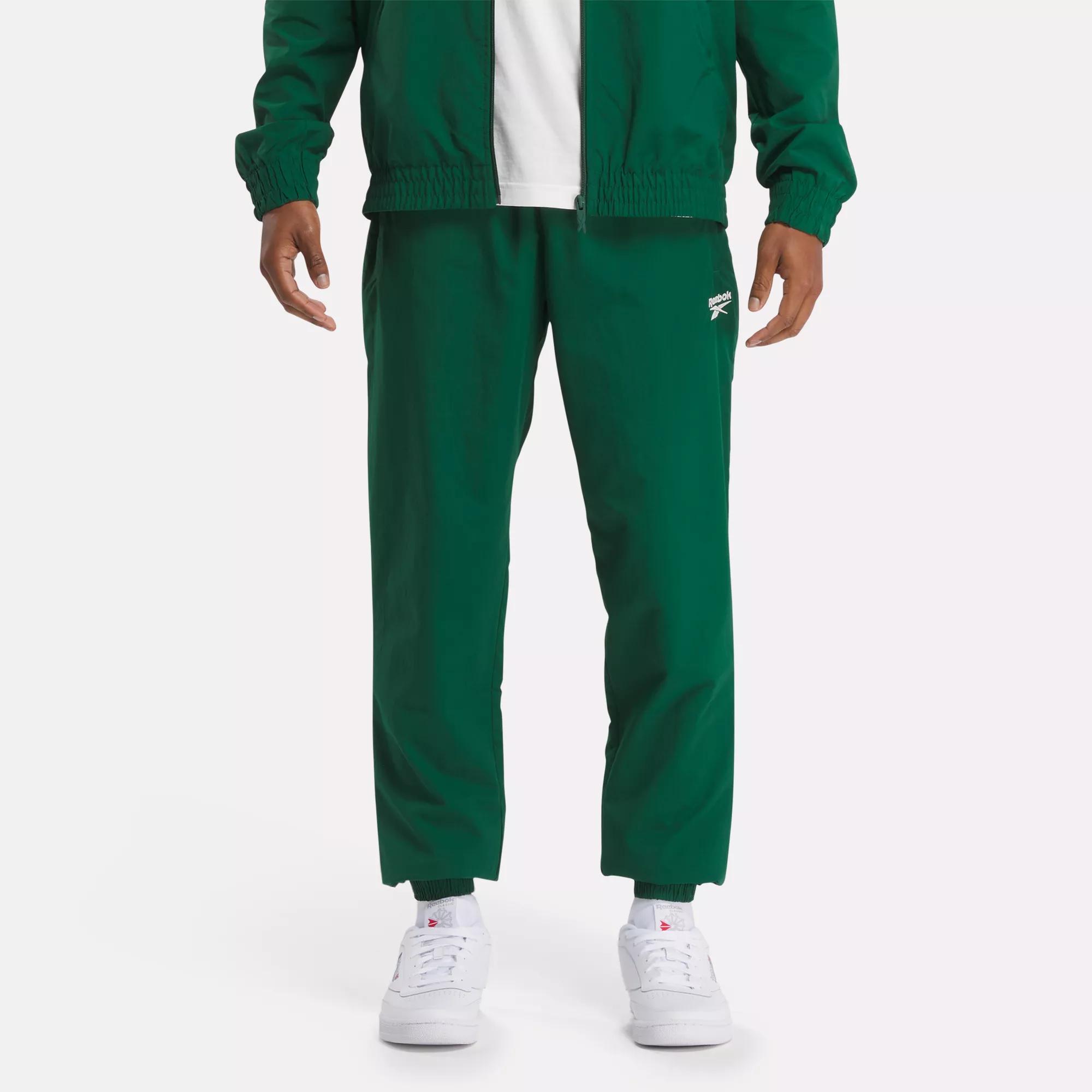 reebok slim fit track pants