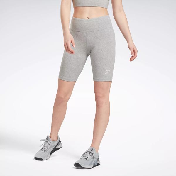 Brassière de Sport Reebok Identity in Medium Grey Heather / White