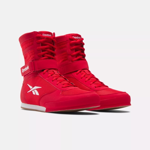 Boxing Hi Shoes Vector Red White Reebok Lee 3 Reebok