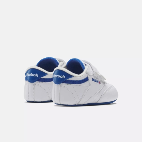 Club C Crib Shoes Ftw Wht Vector Blue Vector Red Reebok