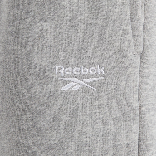 Reebok Identity Small Logo Fleece Joggers - Medium Grey Heather