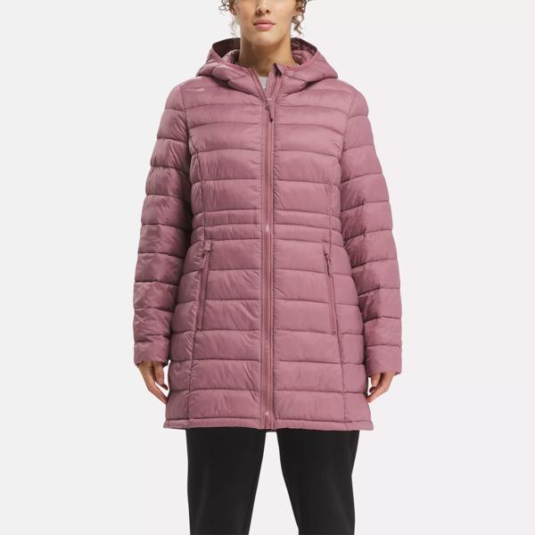 Long Glacier Shield Jacket - Dark Dusty Rose