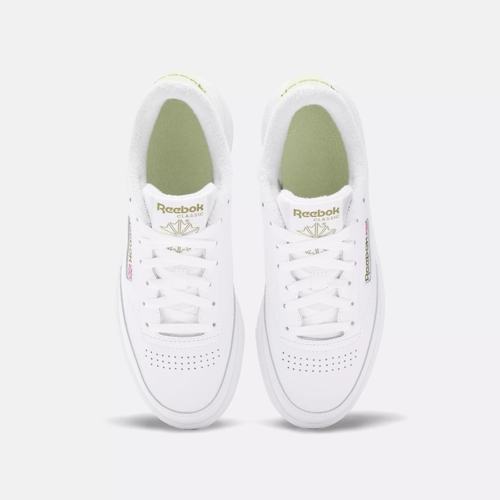 Glow Shoes / Club Reebok White | C Citrus - White / Women\'s 85