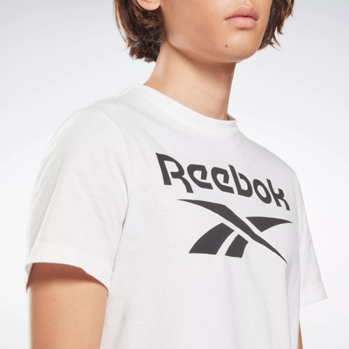 Reebok Identity Big Logo - | Reebok White T-Shirt