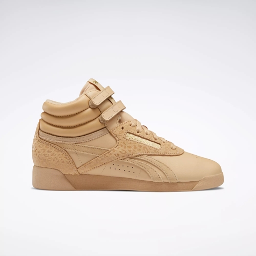 ala Navidad Aceptado F/S Hi Women's Shoes - Sahara / Sahara / Gold Metallic | Reebok