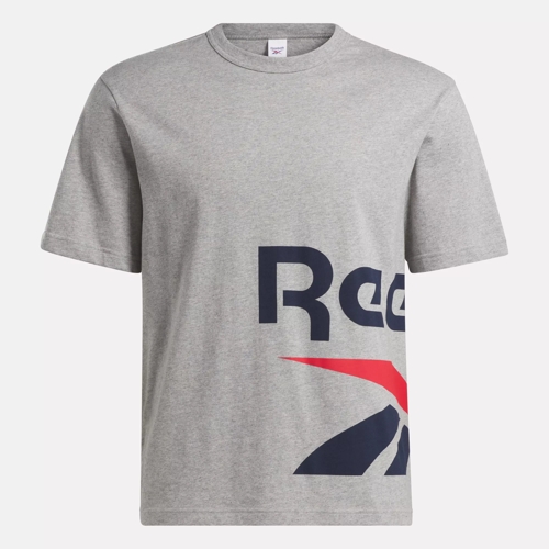 Graphic Series Side Vector T-Shirt - Medium Grey Heather | Reebok
